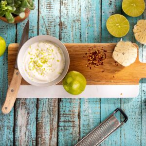 Halloumi met koffierub van de BBQ