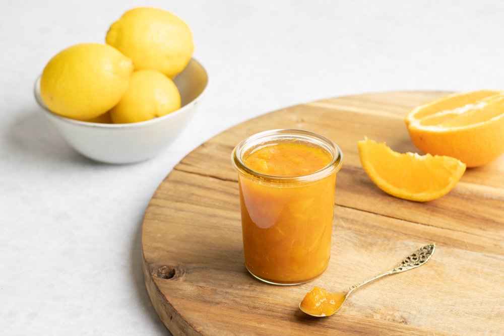 compote van sinaasappel en citroen