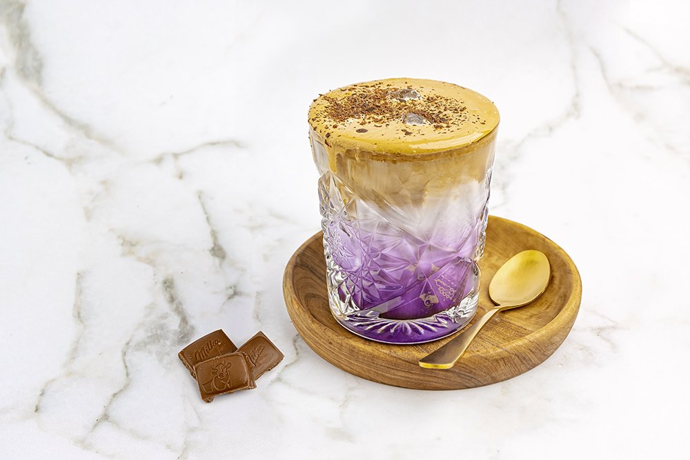 Iced Ube Latte - Paarse latte