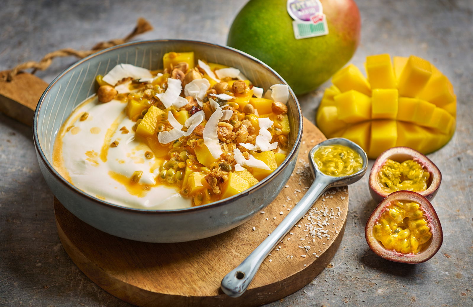 Yoghurt Met Mango En Passievrucht