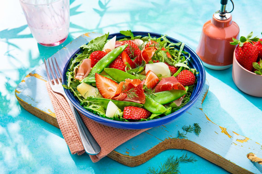 Lauwwarme Salade Met Aardbei En Koolrabi 2