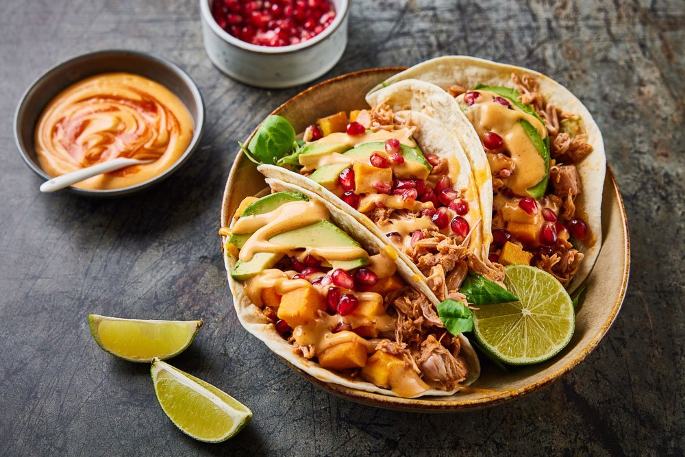 Mexicaanse Hot Vegan Tacos