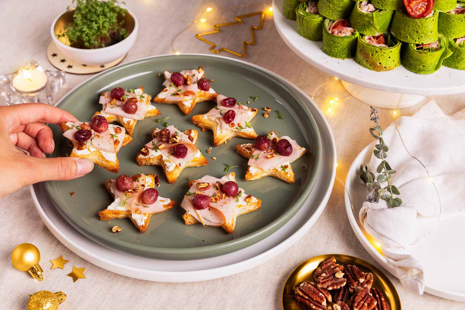 Kerstcrostini’s met West-Friese achterham