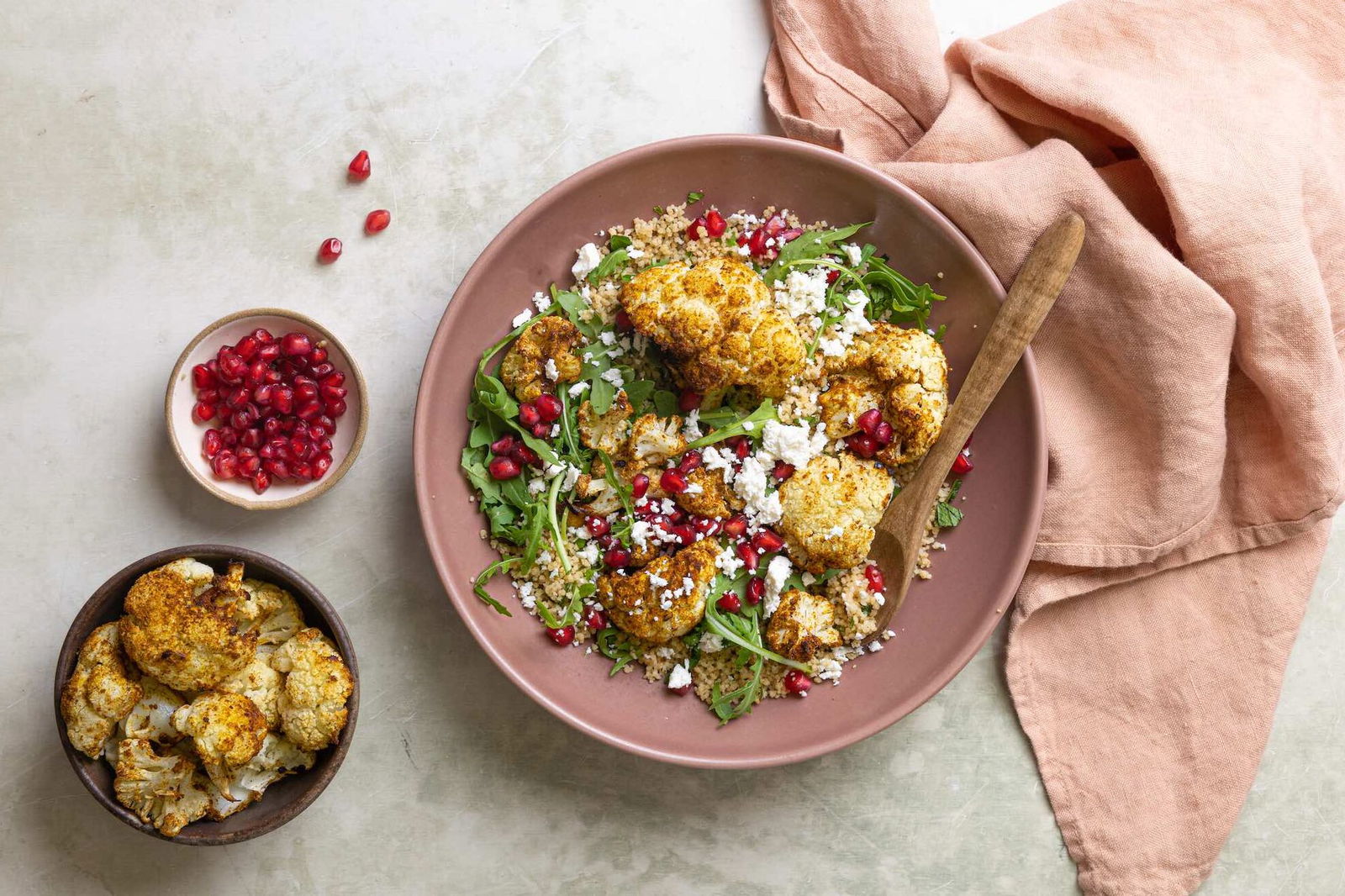 Couscous met geroosterde bloemkool