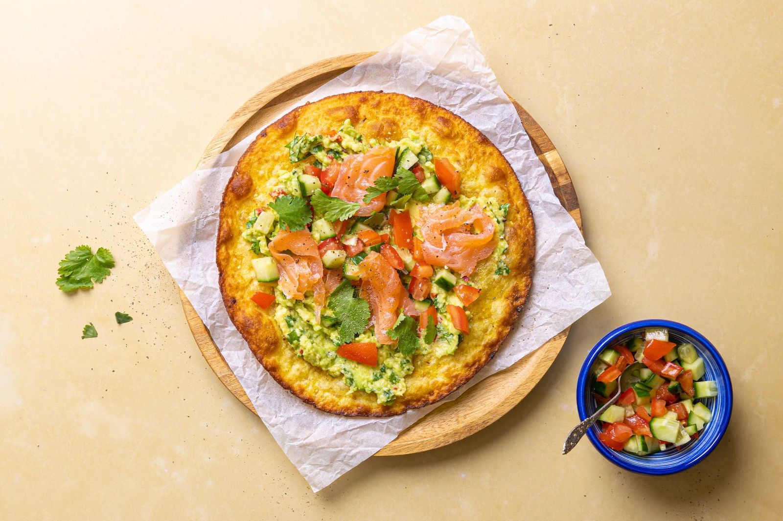 Tostada Gerookte Zalm