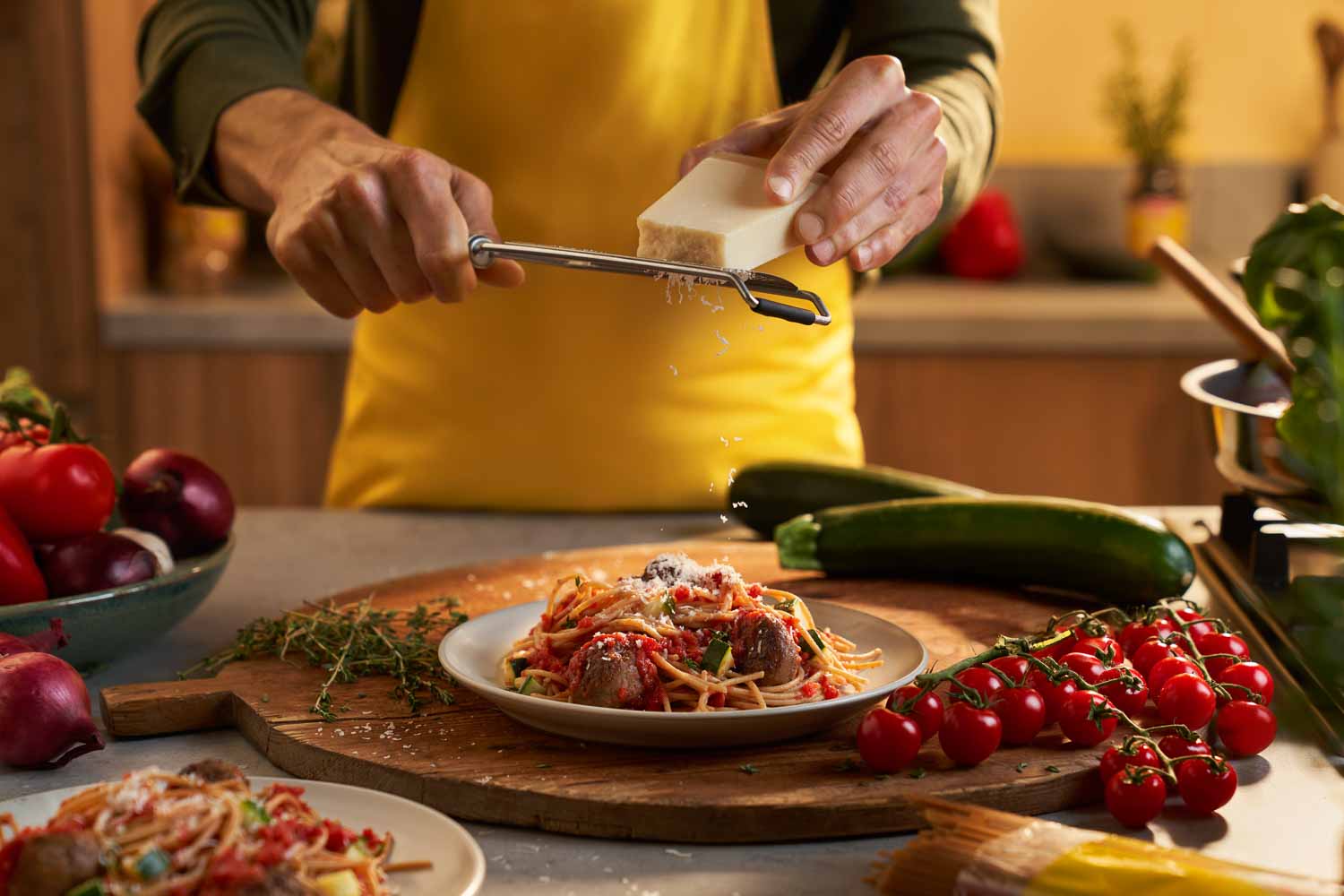 Spaghetti Half Volkoren Met Gehaktballetjes LR