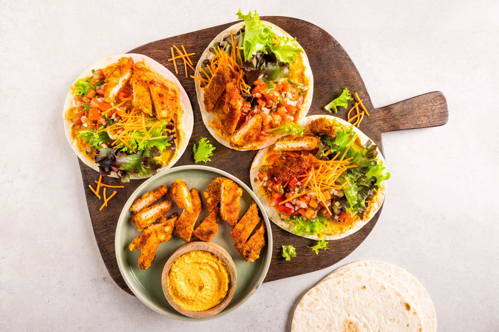 Vegetarische Taco’s Met Hummus 2