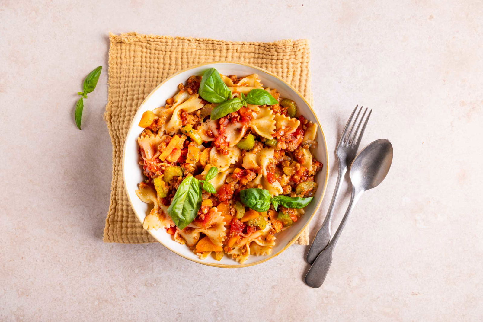 Pasta Bolognese Met Vegetarisch Gehakt 1