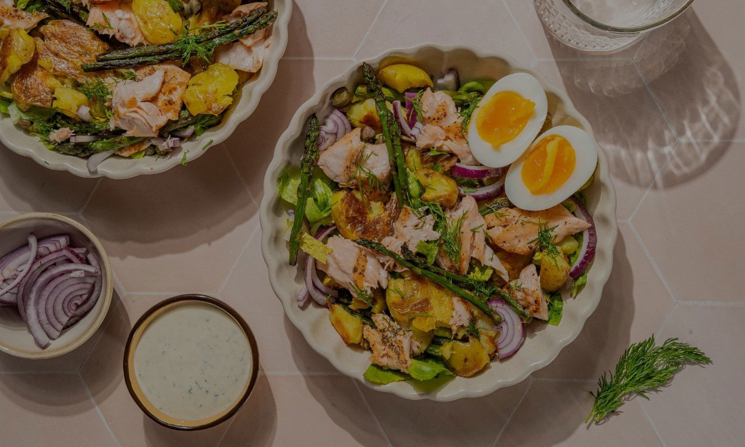 header salade