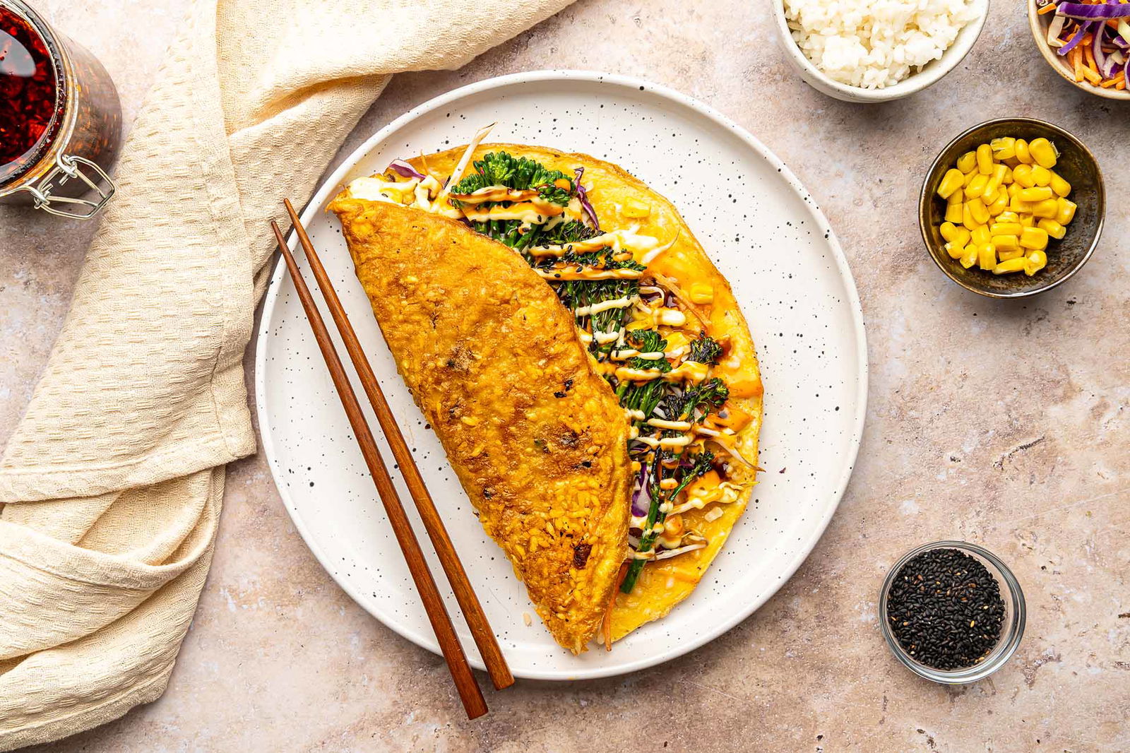 Crispy Rice Omelet1